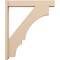 Ekena Millwork 5 1/2-in W x 30-in D x 36-in H Balboa Block Rough Cedar Woodgrain TimberThane Outlooker, Primed Tan OUTUR055X30X36BOA44RCPR - alternate 6